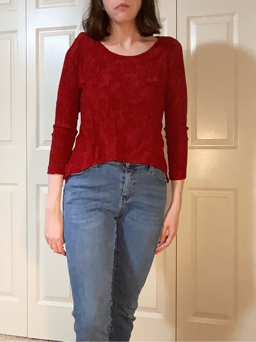 Vintage 90s Red Top By Teddi